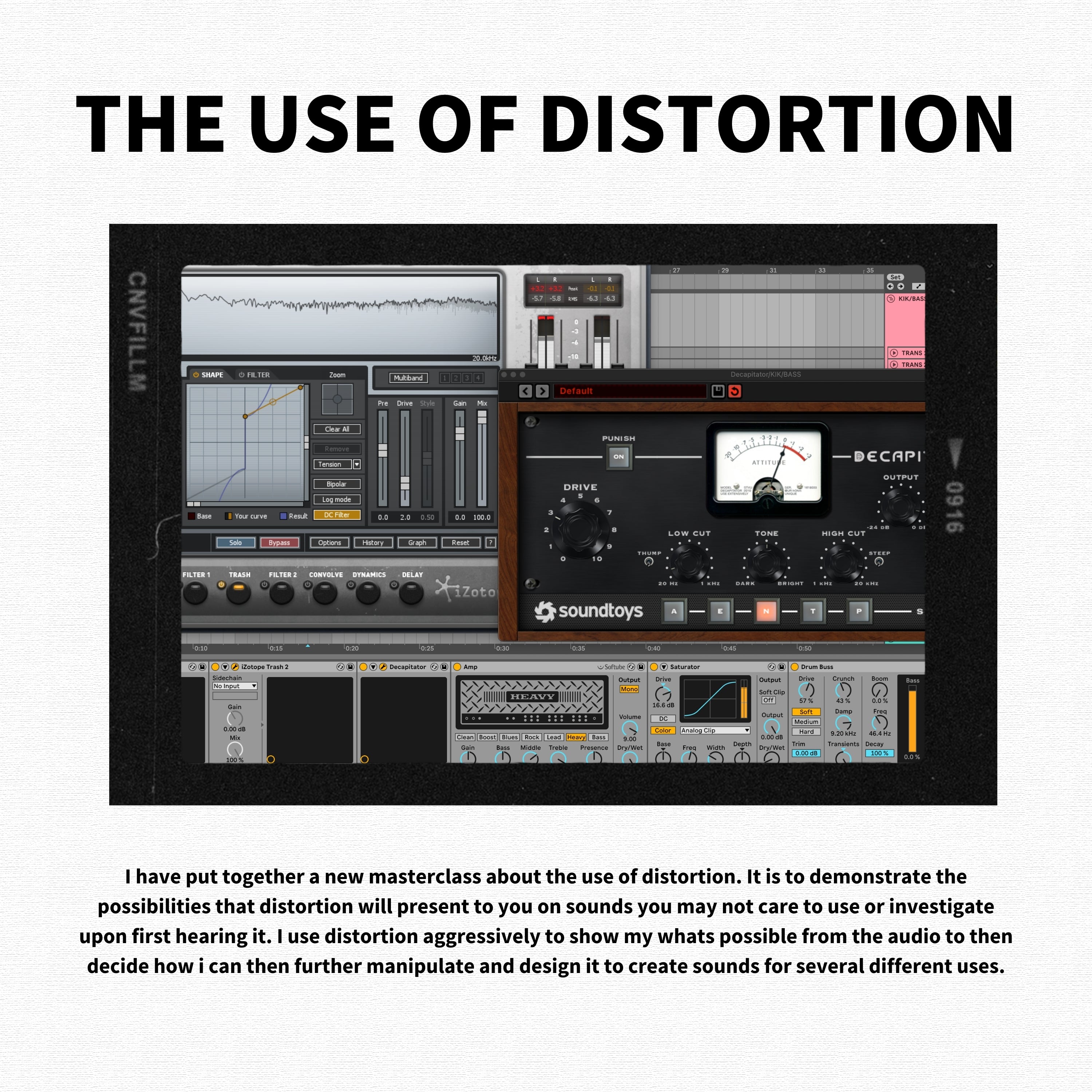 SOUND DESIGN MASTERCLASS FOR MUSIC PRODUCERS – Green Fetish Records