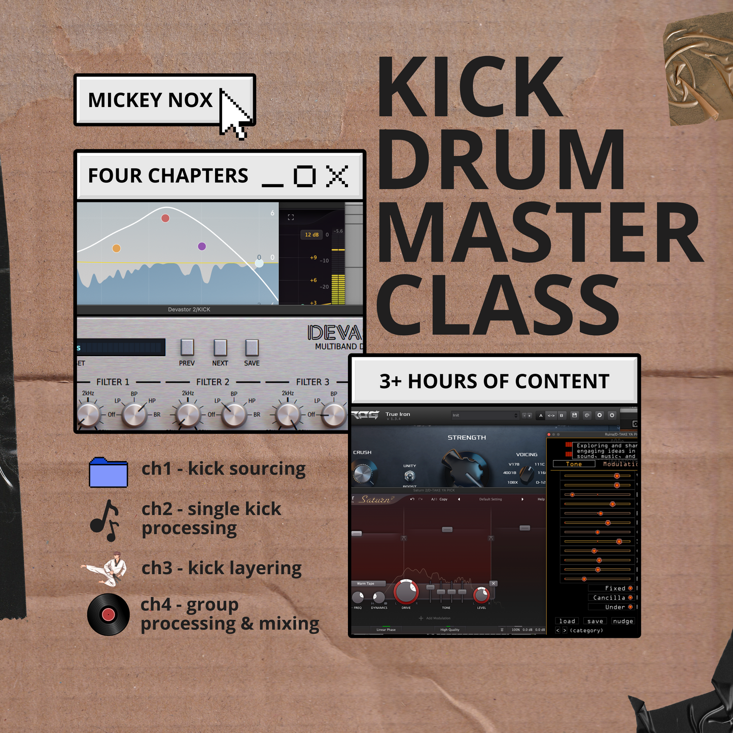 MICKEY NOX - KICK DRUM [4 PART MASTERCLASS]